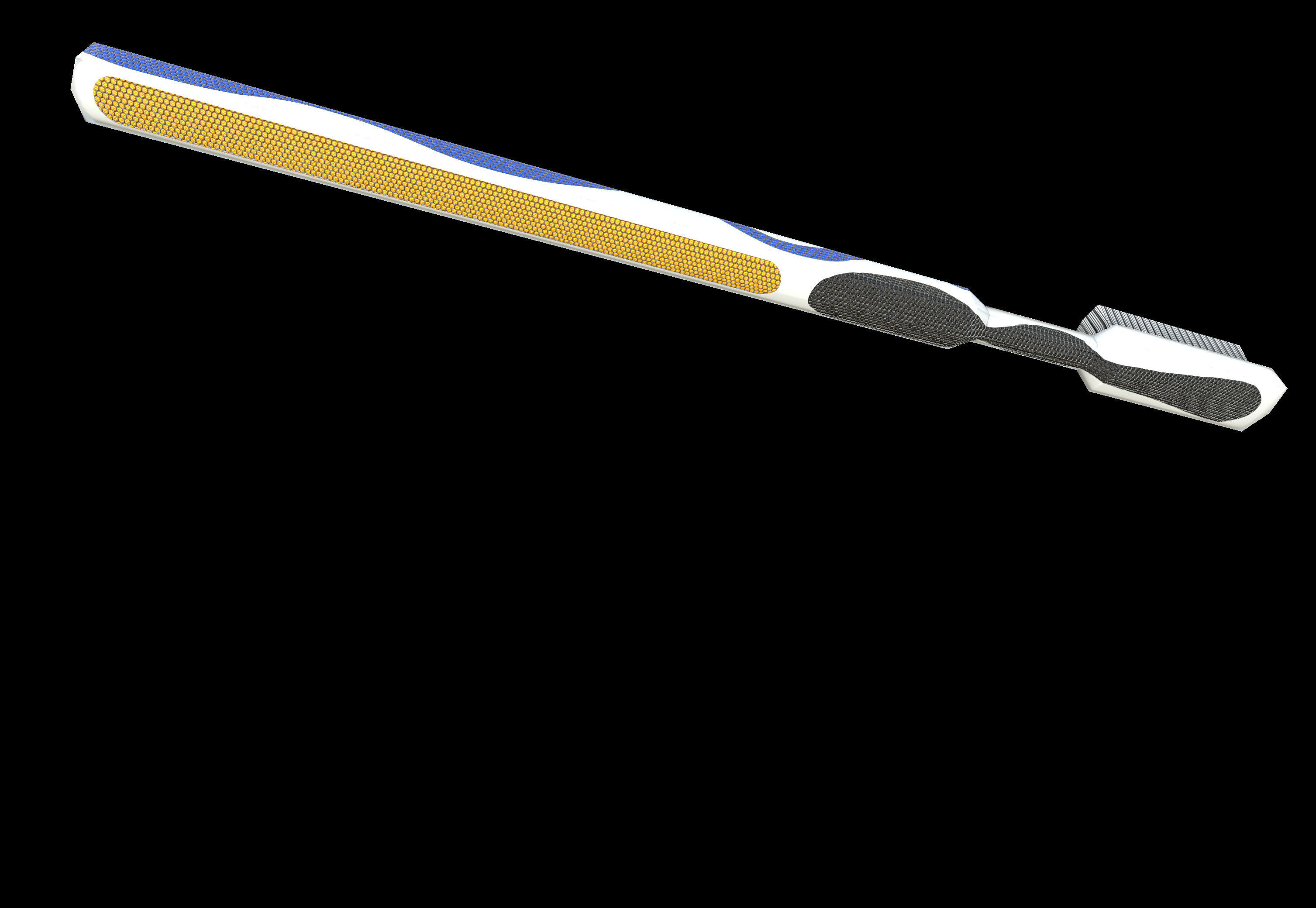 low-poly Toothbrush - VR AR Low-poly 3D model_6