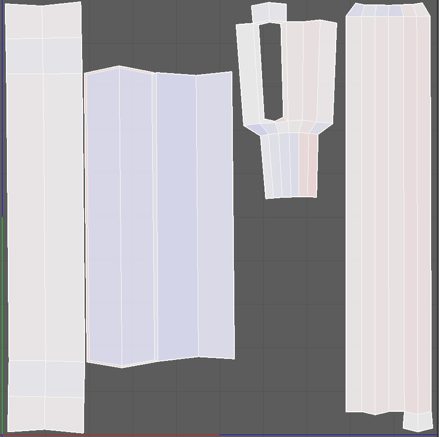 low-poly Toothbrush - VR AR Low-poly 3D model_9