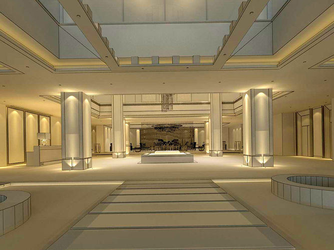 Business Restaurant - Coffee - Banquet  173 3D model 5