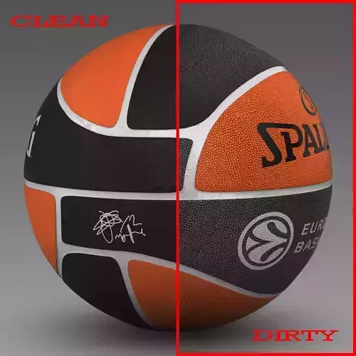 Basketball ball eurblack