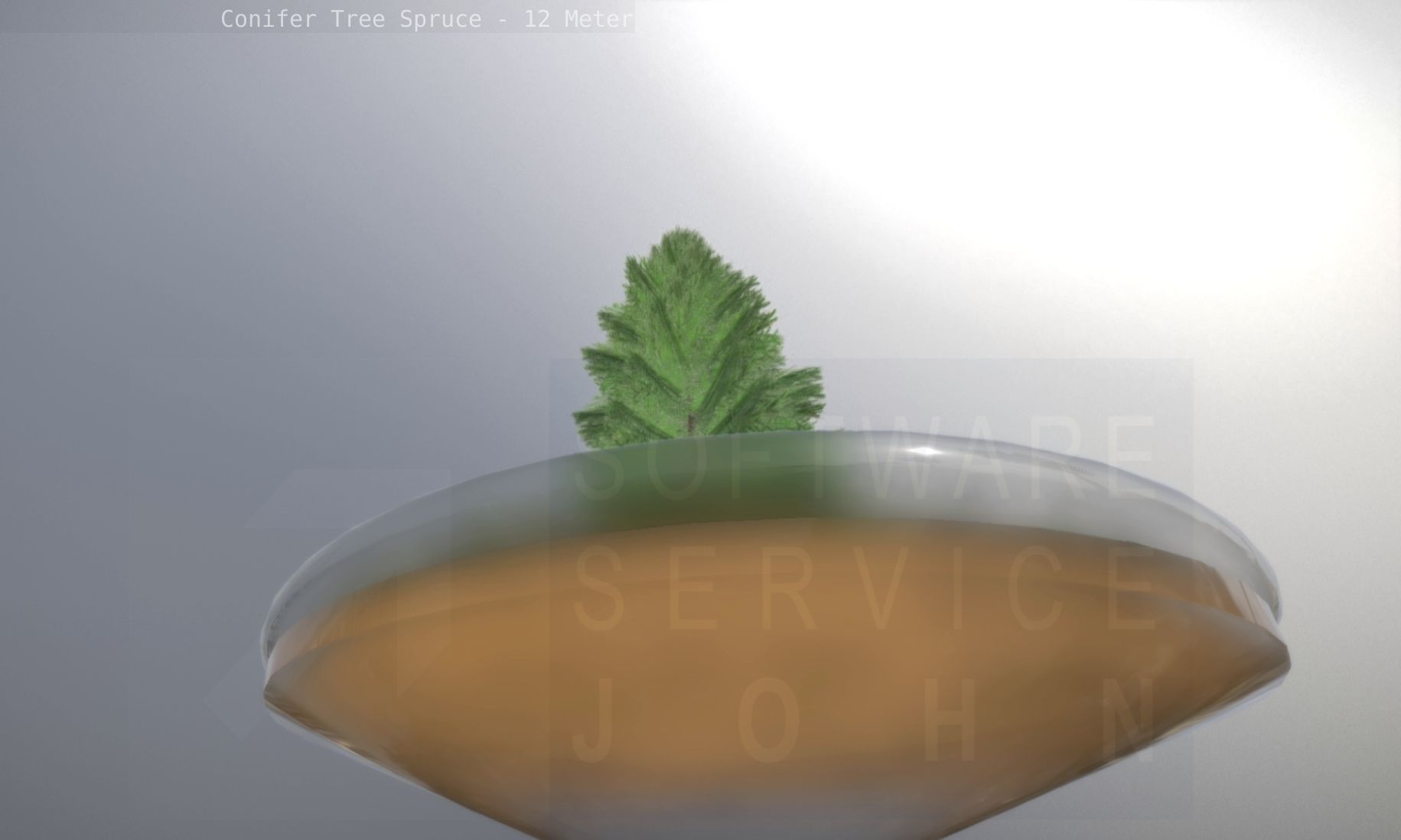 Conifer Tree Spruce - 12 Meter Low-poly 3D model_84