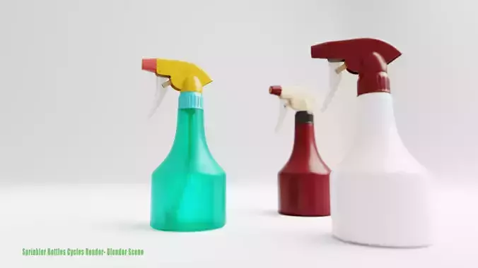 Sprinkler bottle 3D model
