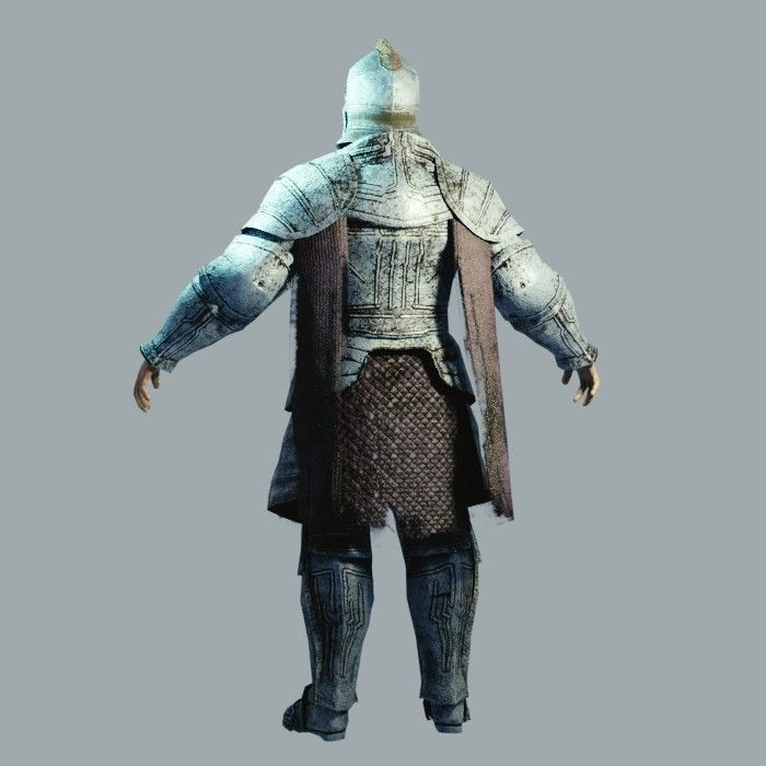 Dark Fantasy Protagonist Pack Low-poly 3D model_28