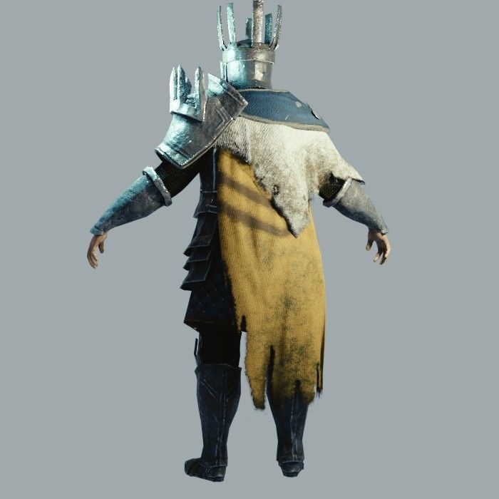 Dark Fantasy Protagonist Pack Low-poly 3D model_37