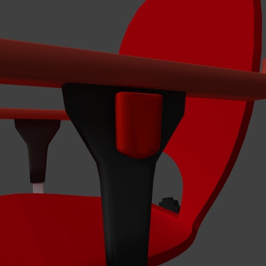 Acrilic seat armchair 3D model_8