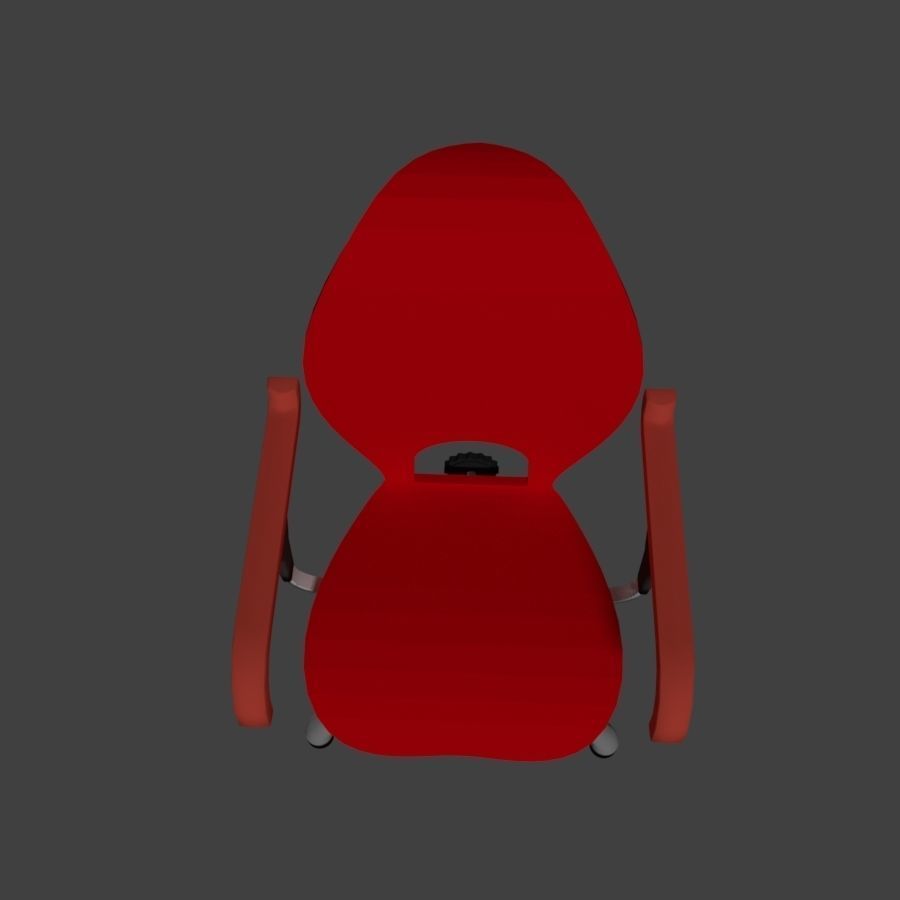 Acrilic seat armchair 3D model_6