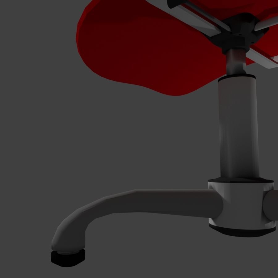 Acrilic seat armchair 3D model_9