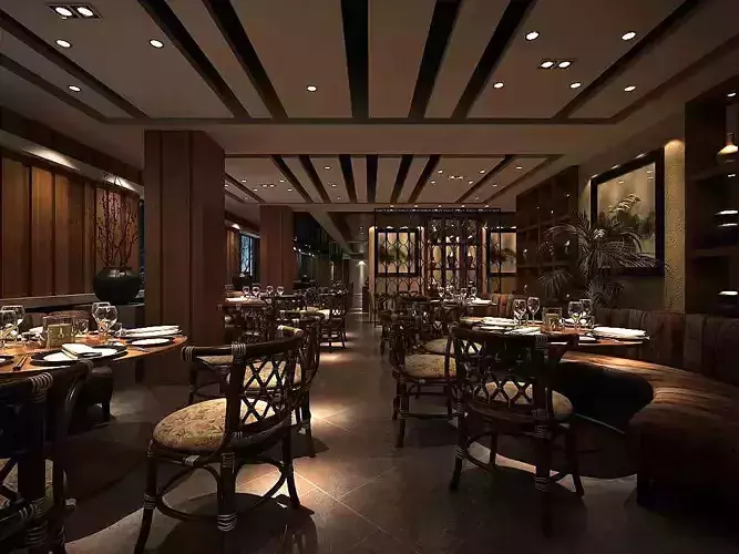 Business Restaurant - Coffee - Banquet  206