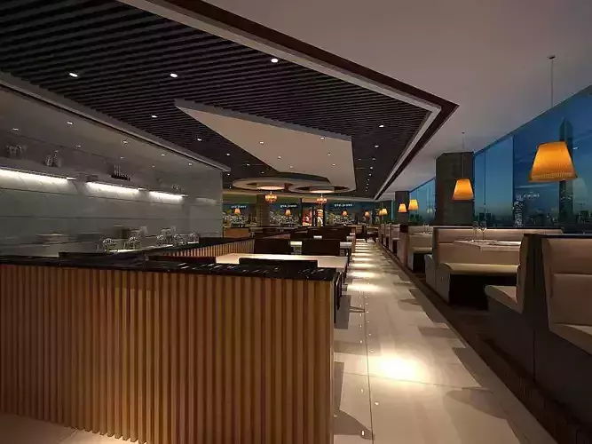 Business Restaurant - Coffee - Banquet  208