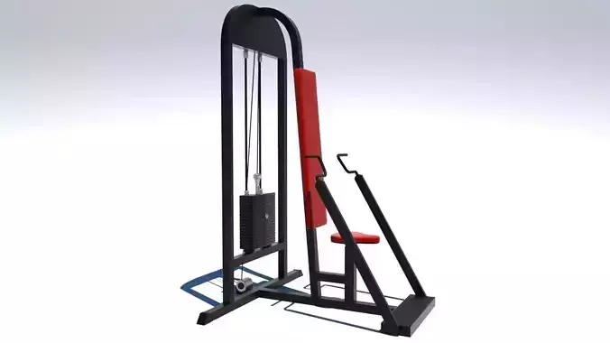 Chest Press Machine - Octane and Mental Ray 3D model