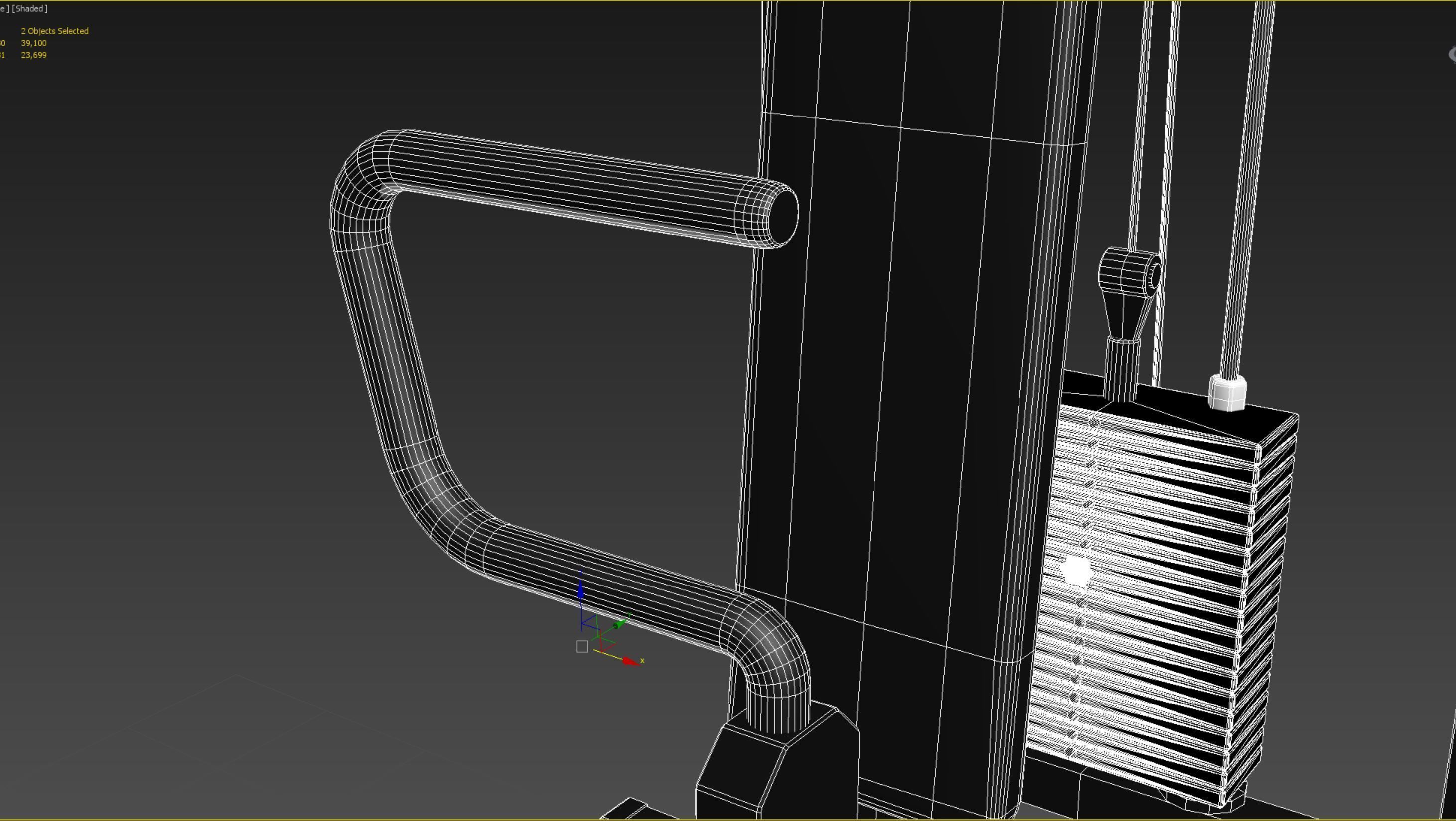 Chest Press Machine - Octane and Mental Ray 3D model_7