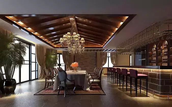 Business Restaurant - Coffee - Banquet  224