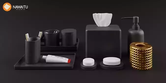 Nawaitu Studio Interior Models Volume 01 Bathroom Accessories 01