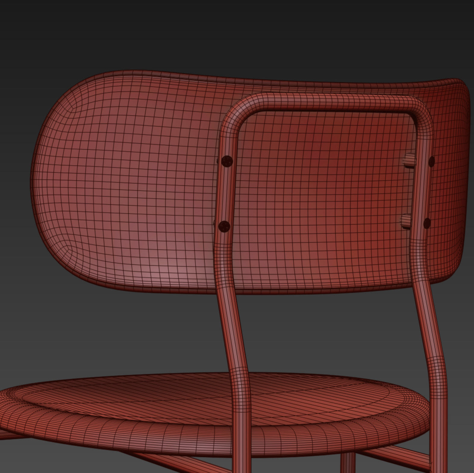 Oval Tulip Dining Table 78 inch walnut set 3D model_14