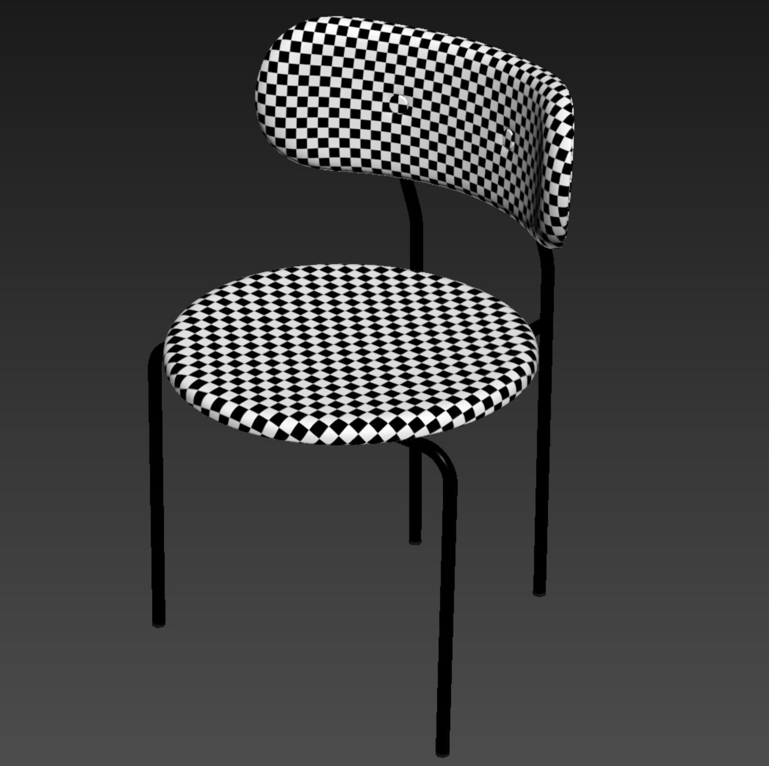 Oval Tulip Dining Table 78 inch walnut set 3D model_11