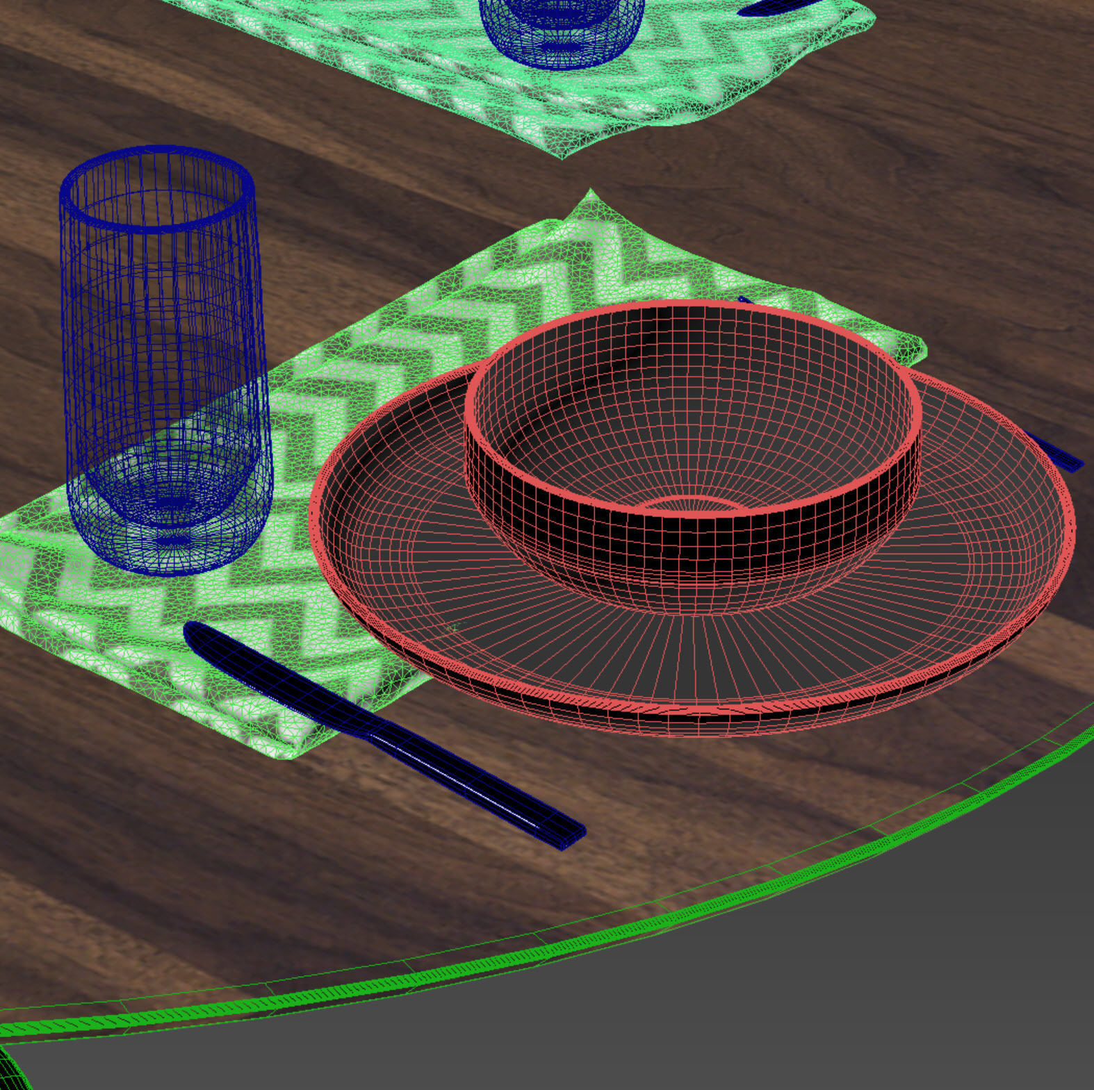 Oval Tulip Dining Table 78 inch walnut set 3D model_16