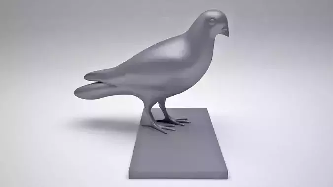 Bird statue