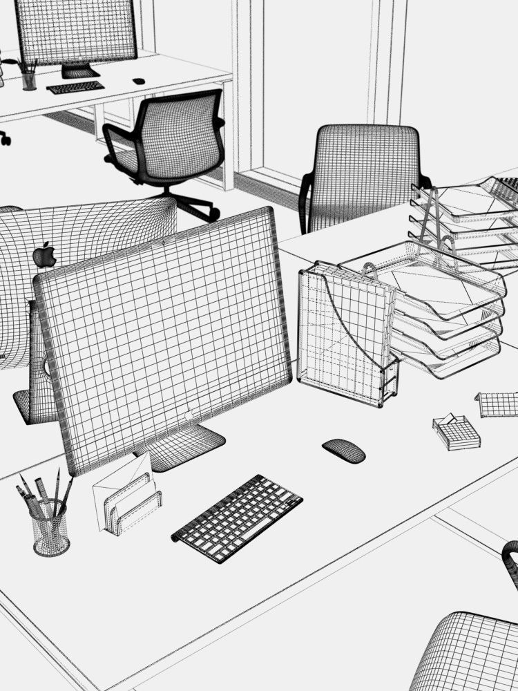 Office California 3D model_5