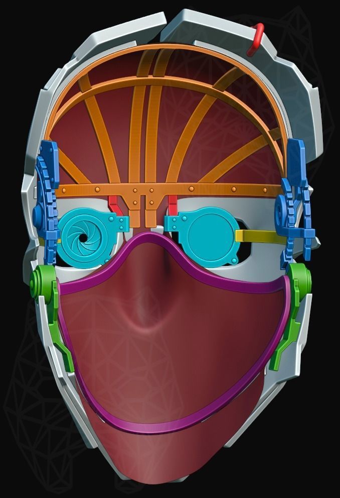 Dishonored 2 3d printable mask 3D print model_18