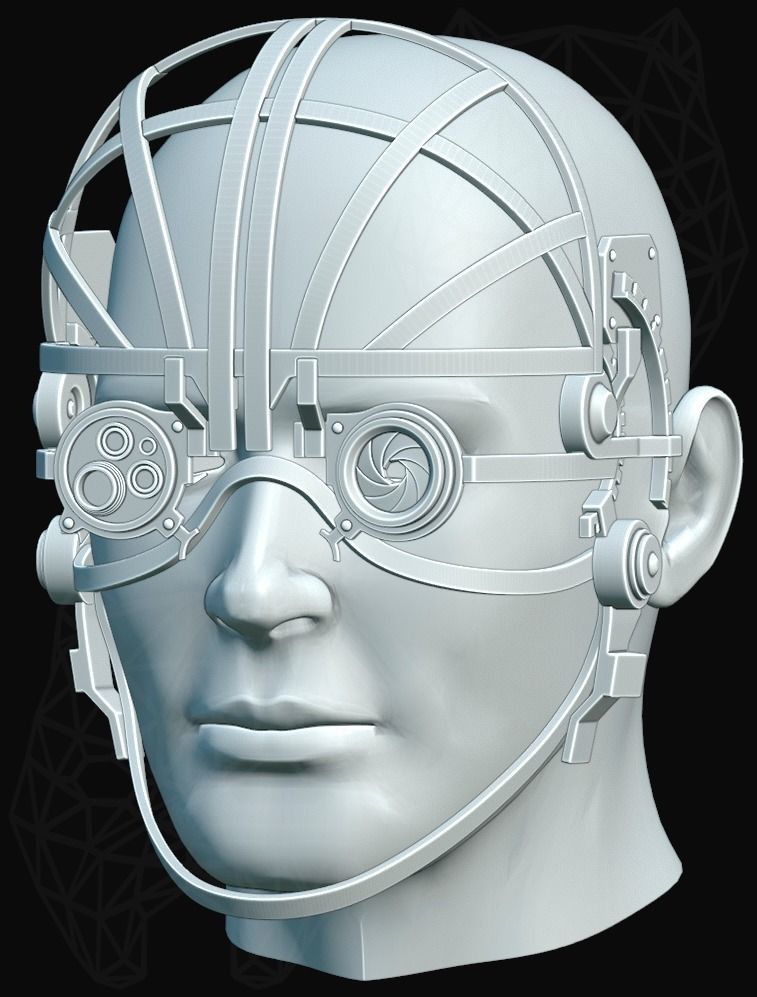 Dishonored 2 3d printable mask 3D print model_13