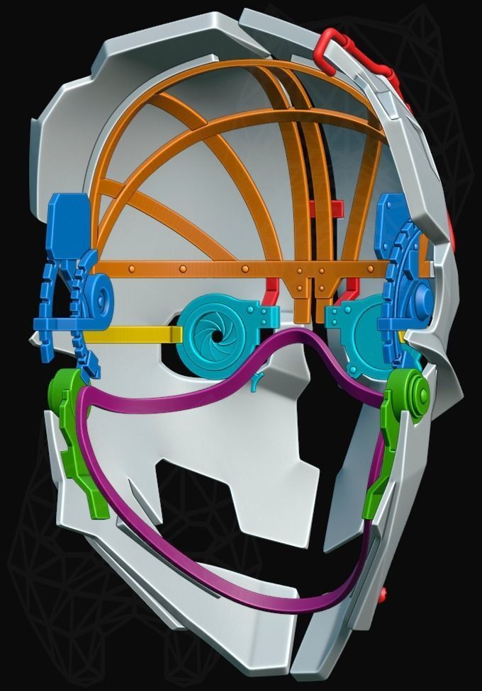 Dishonored 2 3d printable mask 3D print model_16