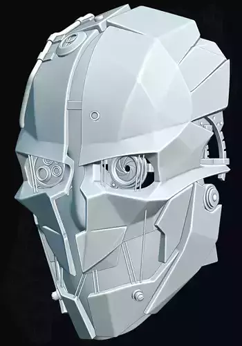 Dishonored 2 3d printable mask 3D print model