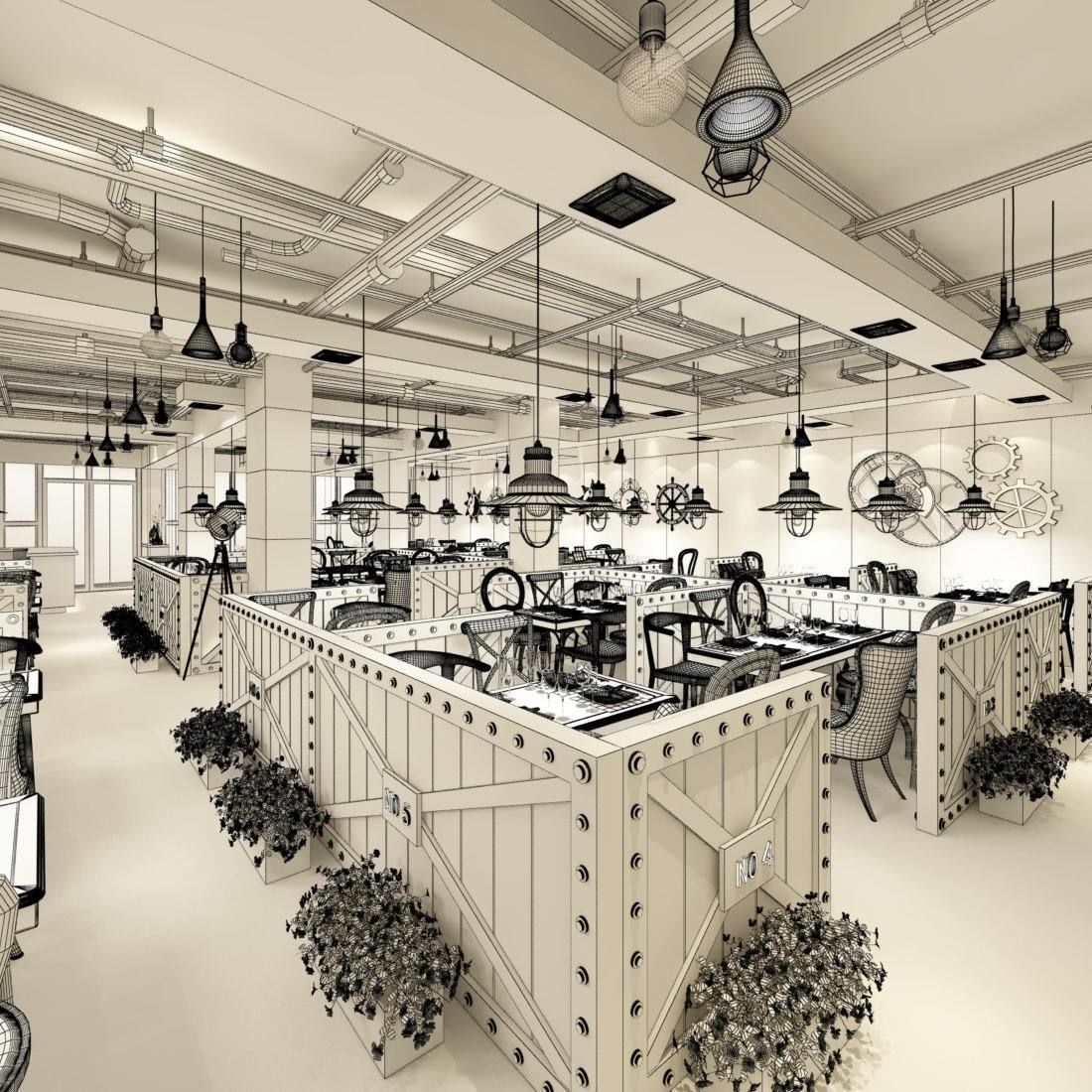 Business - Food Beverage 7-0160 3D model_3