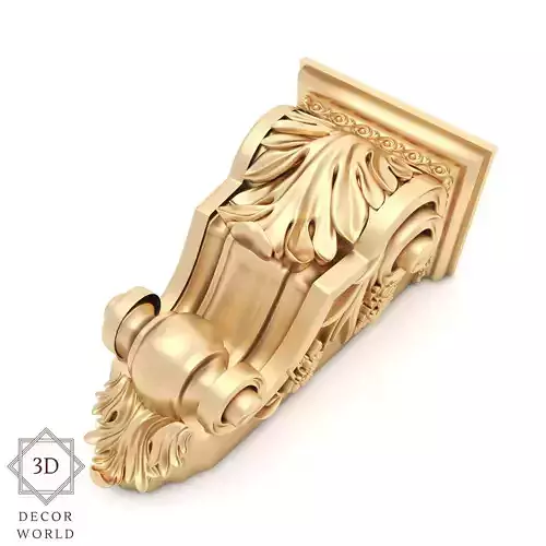 Corbel 1 gold ornate