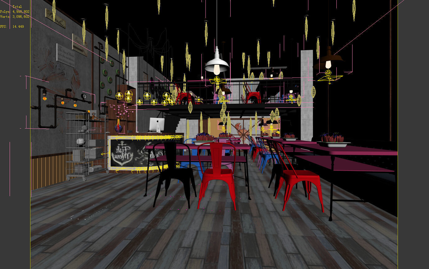 Business - Food Beverage 7-054 3D model_4