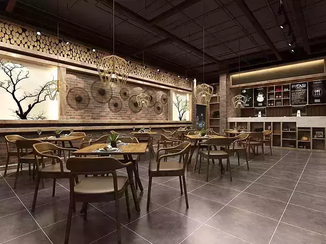 Business - Food Beverage 7-055 3D model
