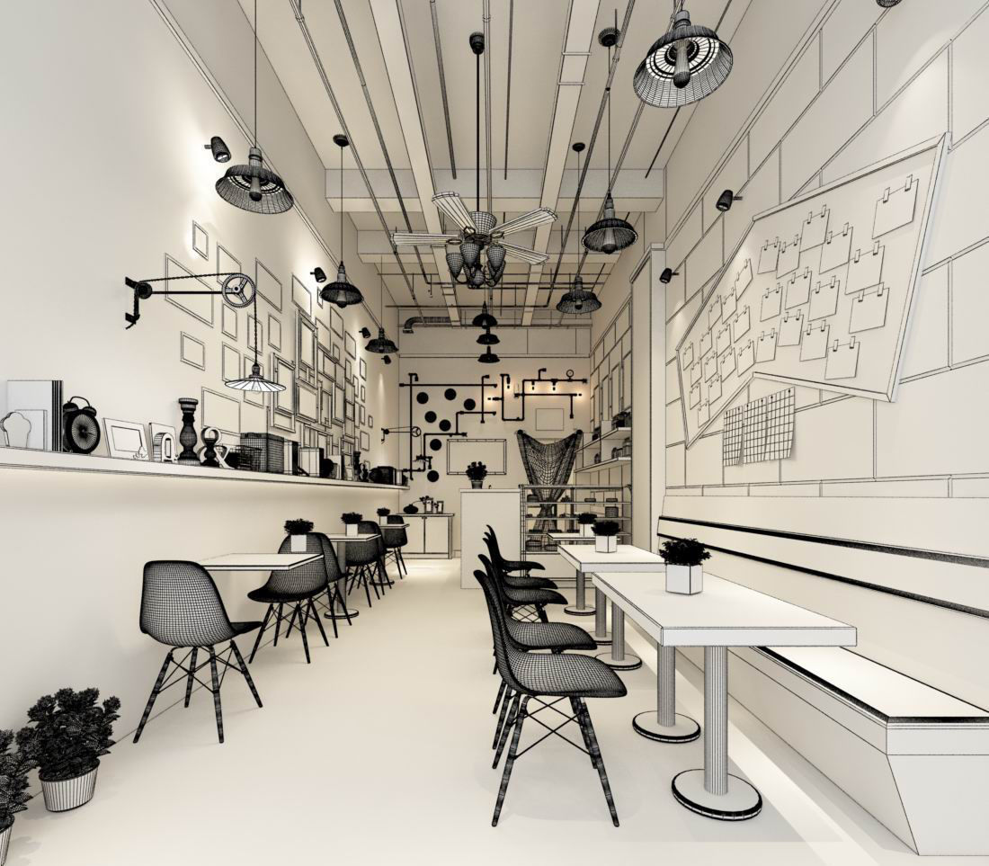 Business - Food Beverage 7-056 3D model_3