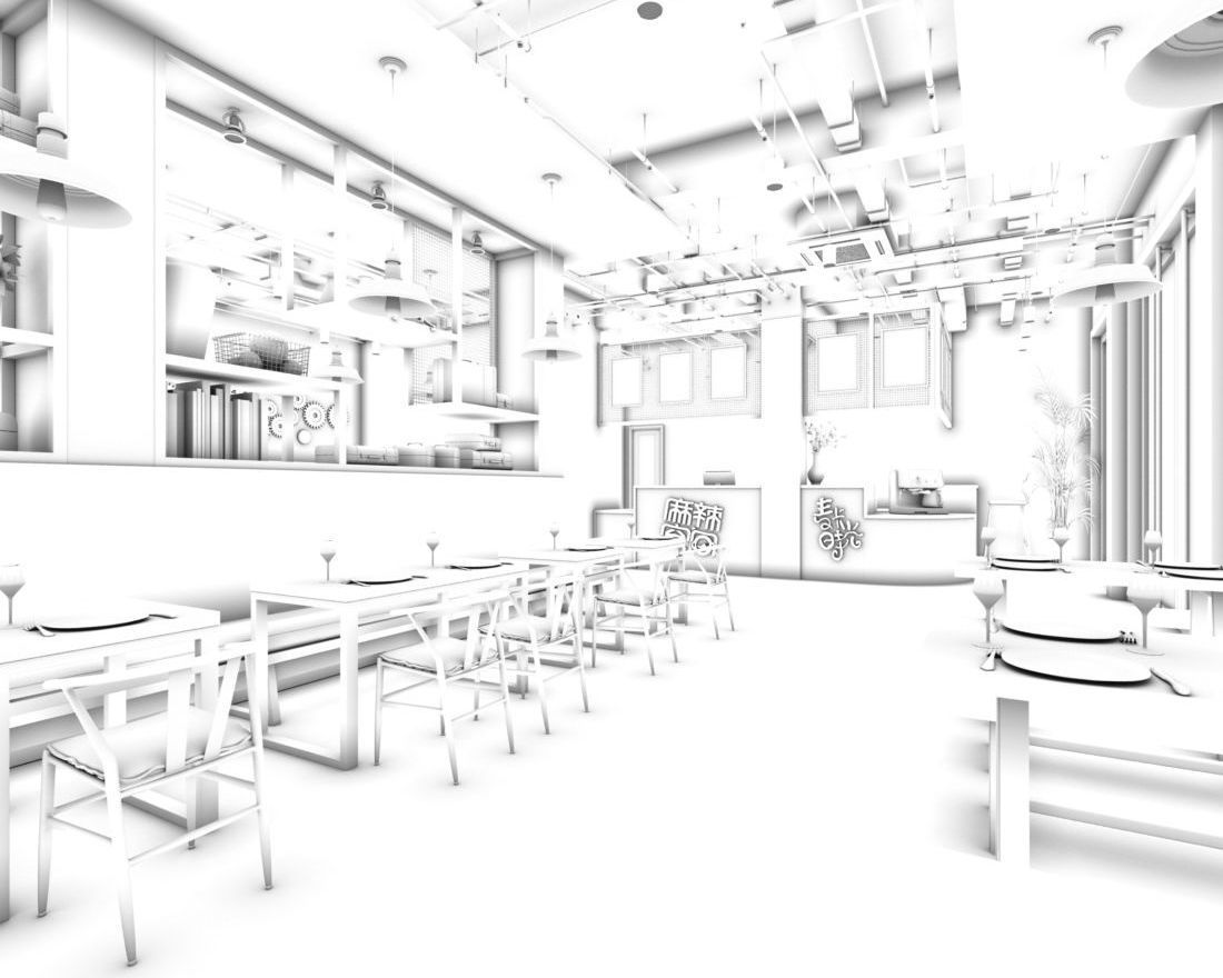 Business - Food Beverage 7-057 3D model_2