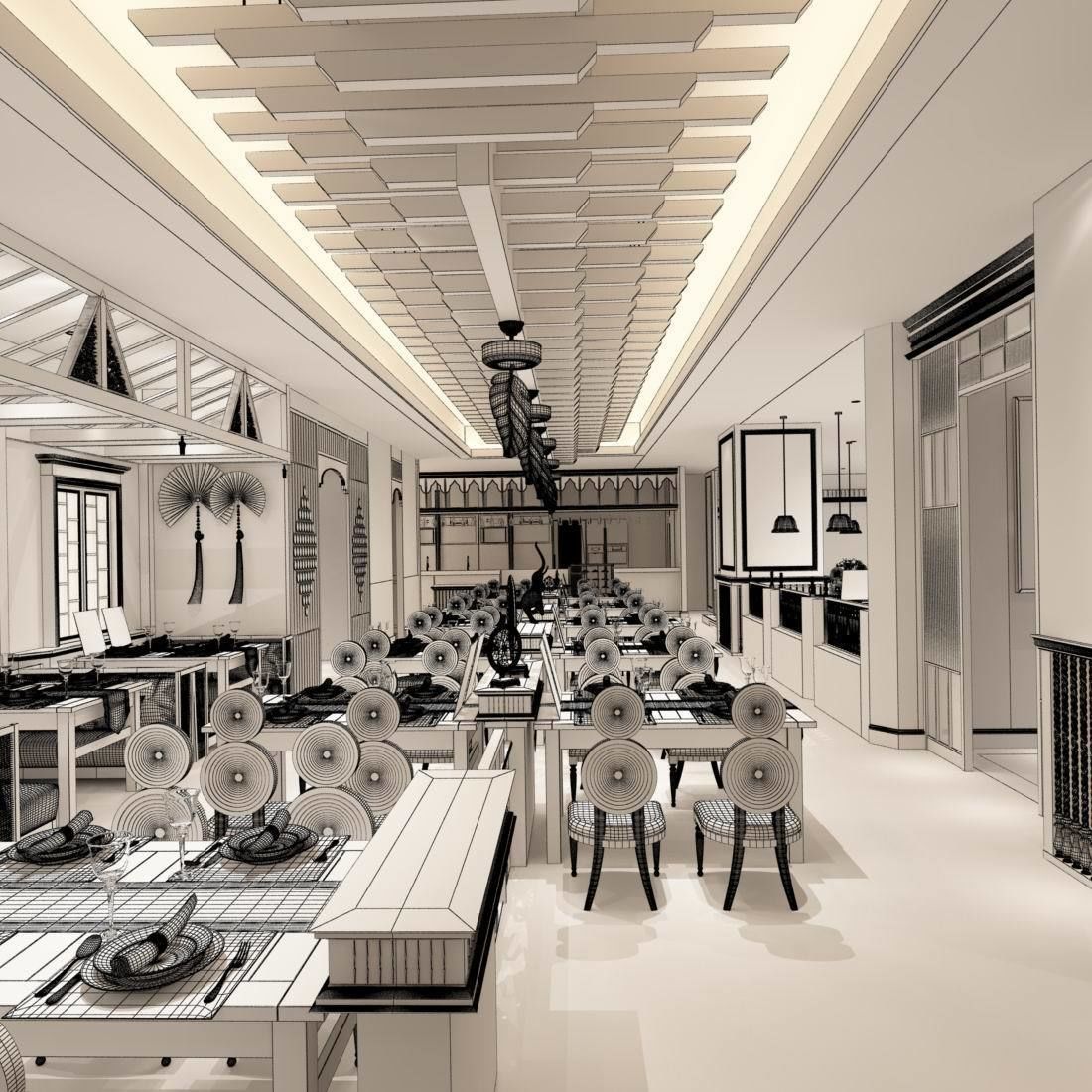 Business - Food Beverage 7-062 3D model_3