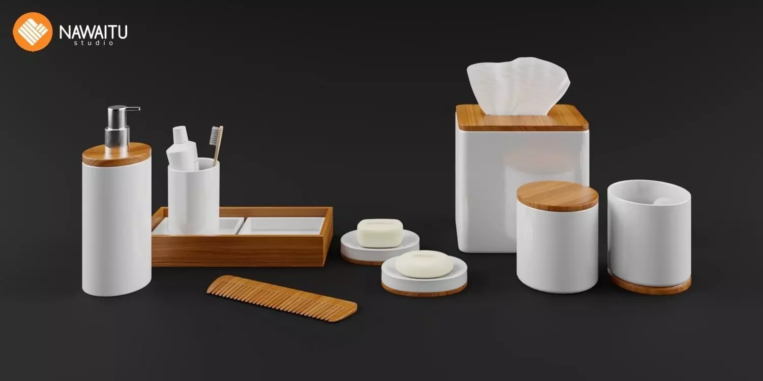 Nawaitu Studio Models Volume 01 Bathroom Accessories 02 3D model_0