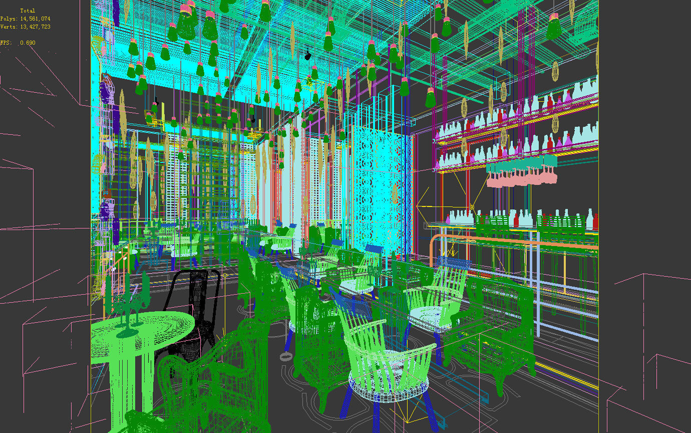 Business - Food Beverage 7-064 3D model_4