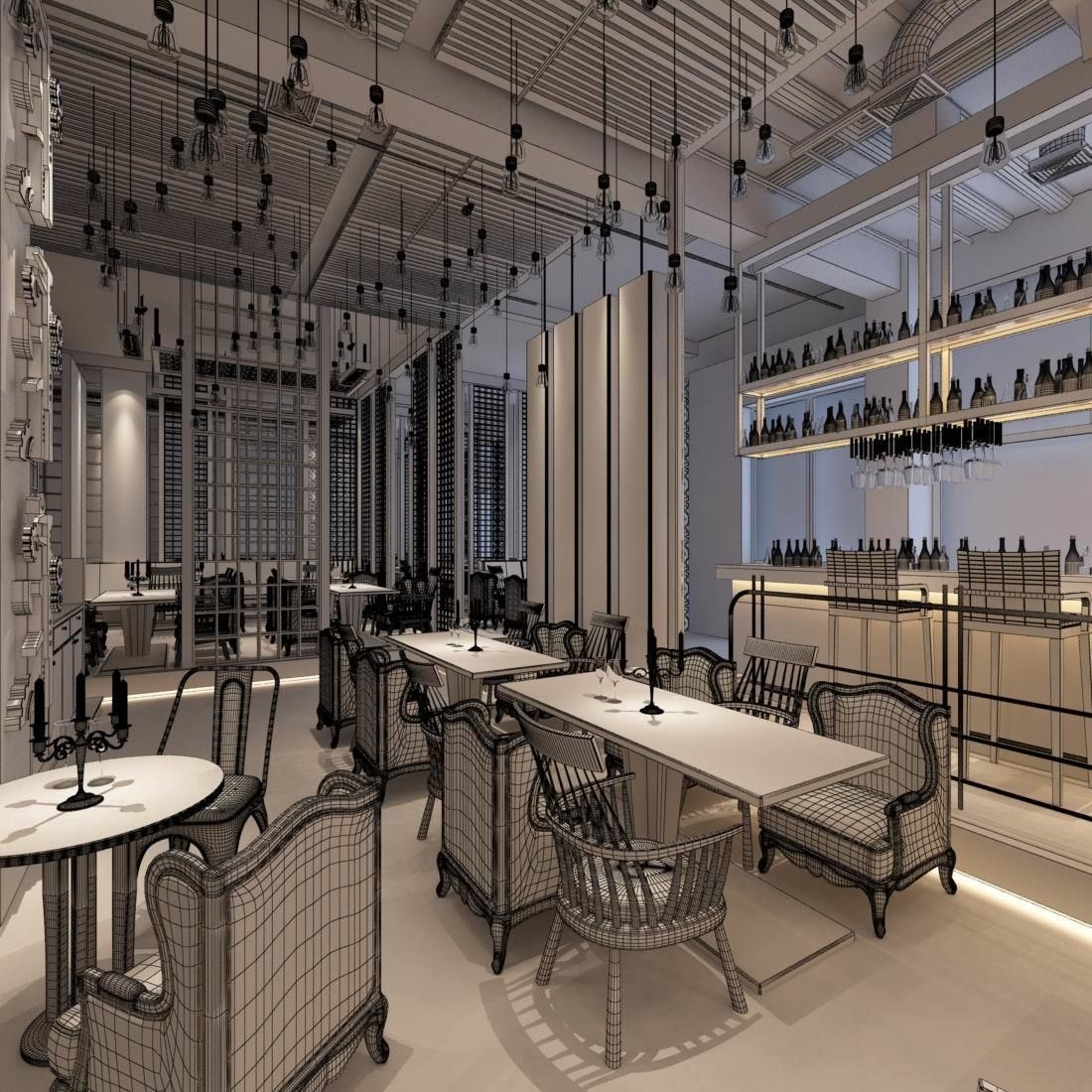 Business - Food Beverage 7-064 3D model_2