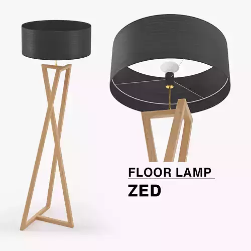 Floor lamp ZED 3D model
