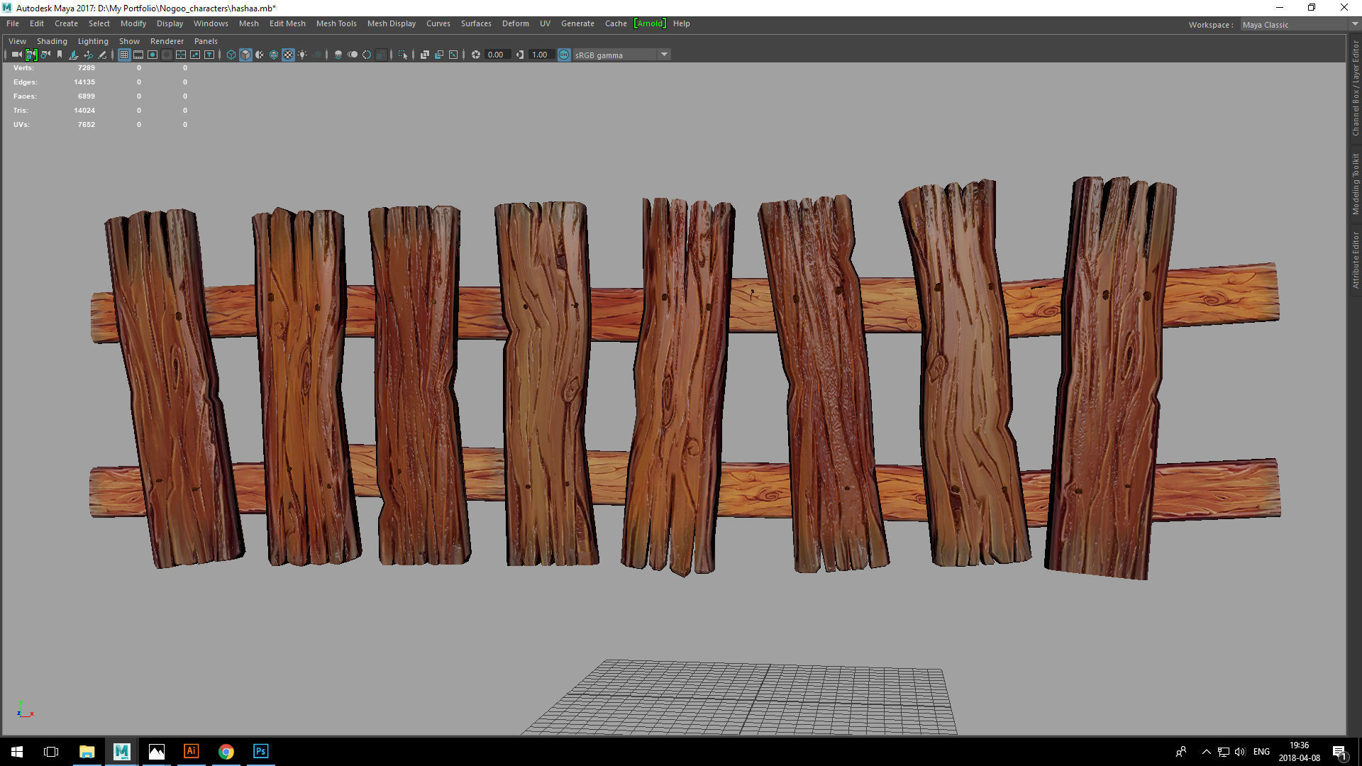 Vegetables character pack with environment 3D model_6
