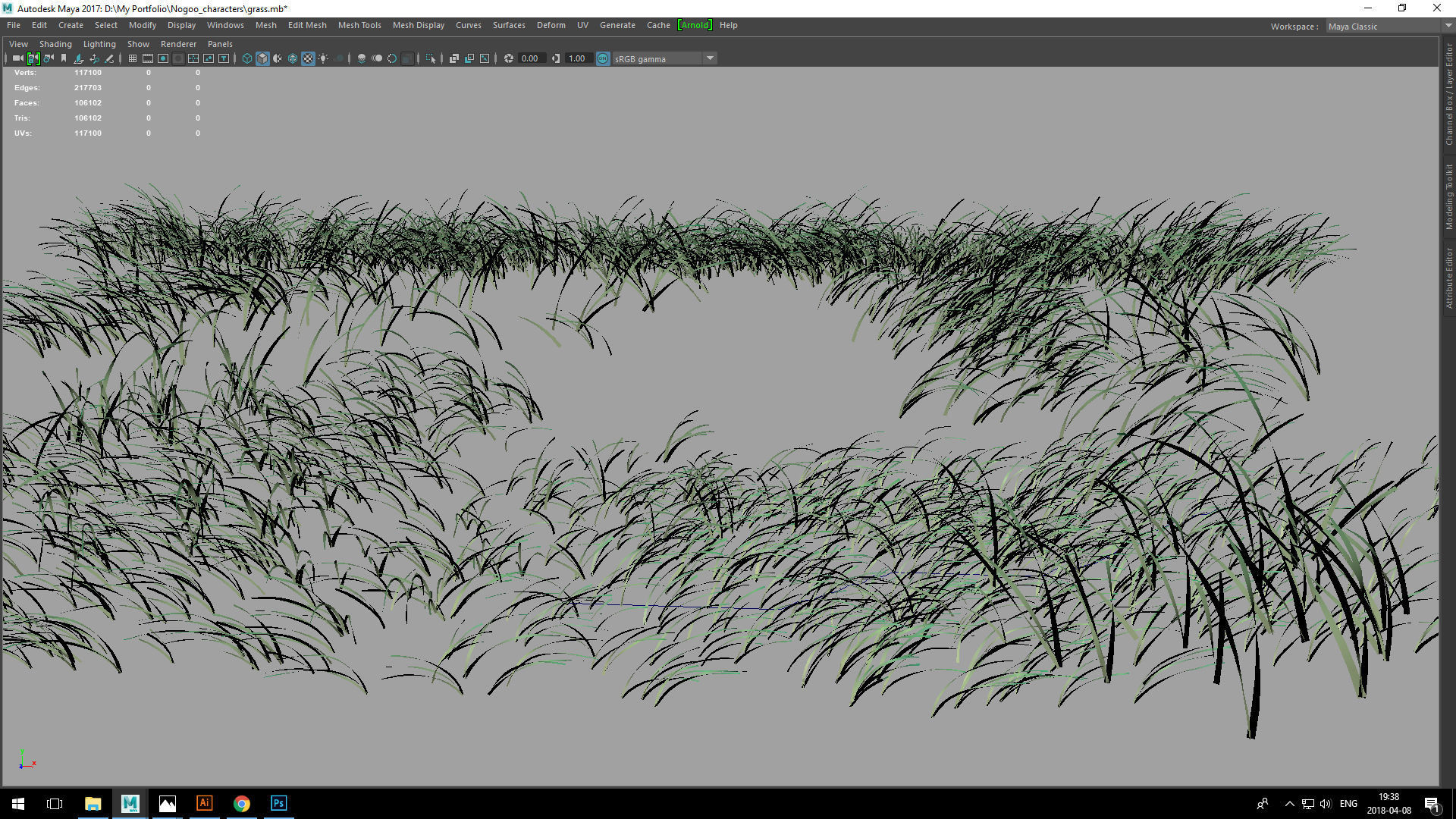 Vegetables character pack with environment 3D model_8