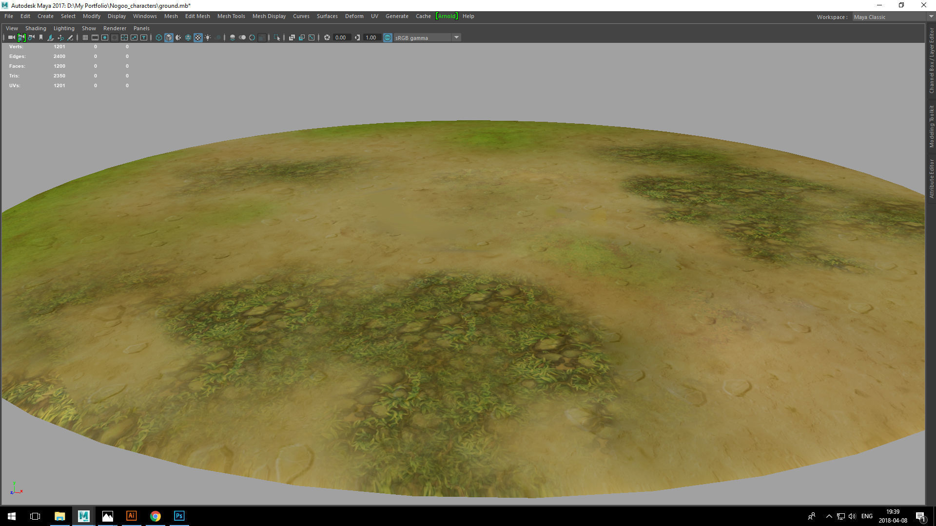 Vegetables character pack with environment 3D model_7