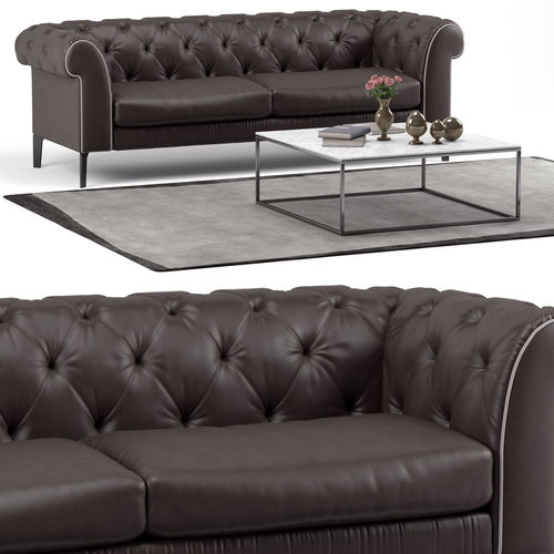Natuzzi Orfeo sofa 3D model