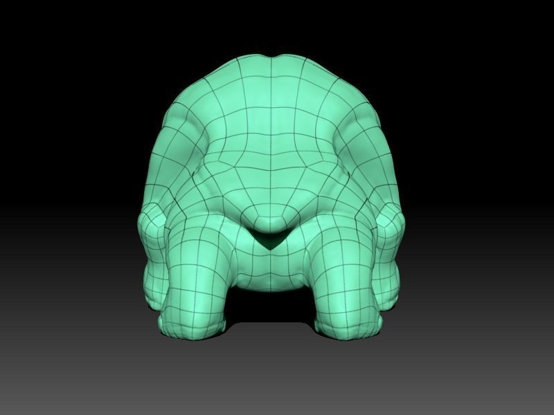 Hipomut animal Free low-poly 3D model_10