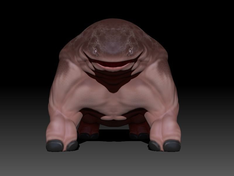 Hipomut animal Free low-poly 3D model_5