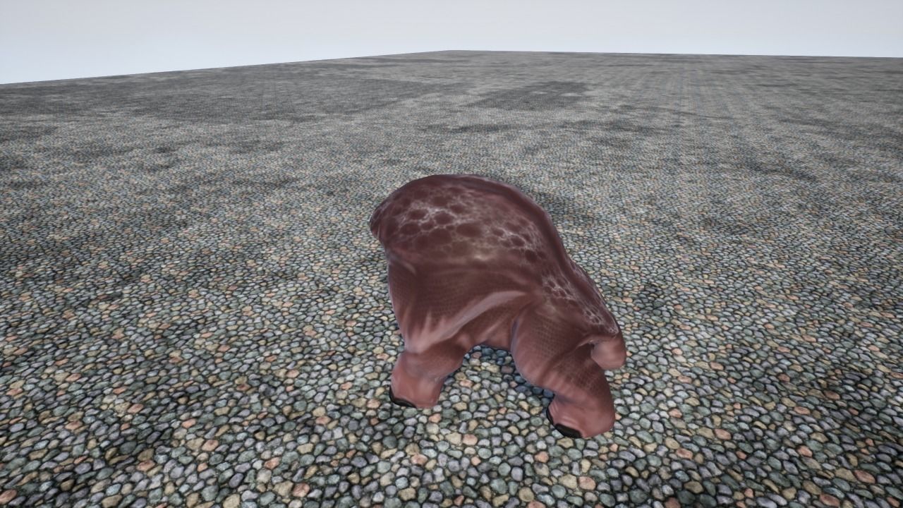 Hipomut animal Free low-poly 3D model_19