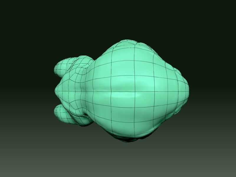 Hipomut animal Free low-poly 3D model_11