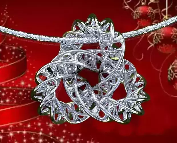  MOBIUS TORUS KNOT PENDANT 3D print model