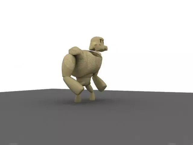 Bone Golem Free low-poly 3D model_0