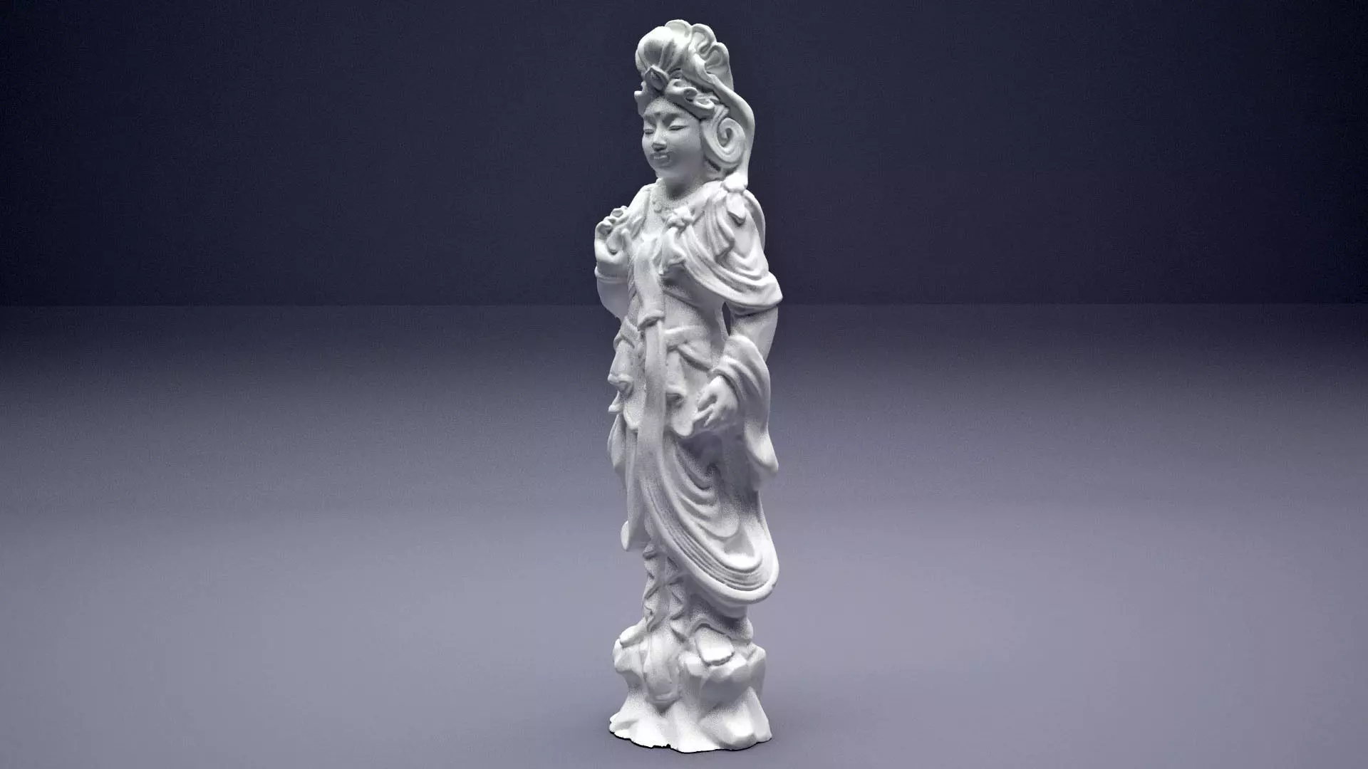 Buddhist Buddha Statue 3D print model_0