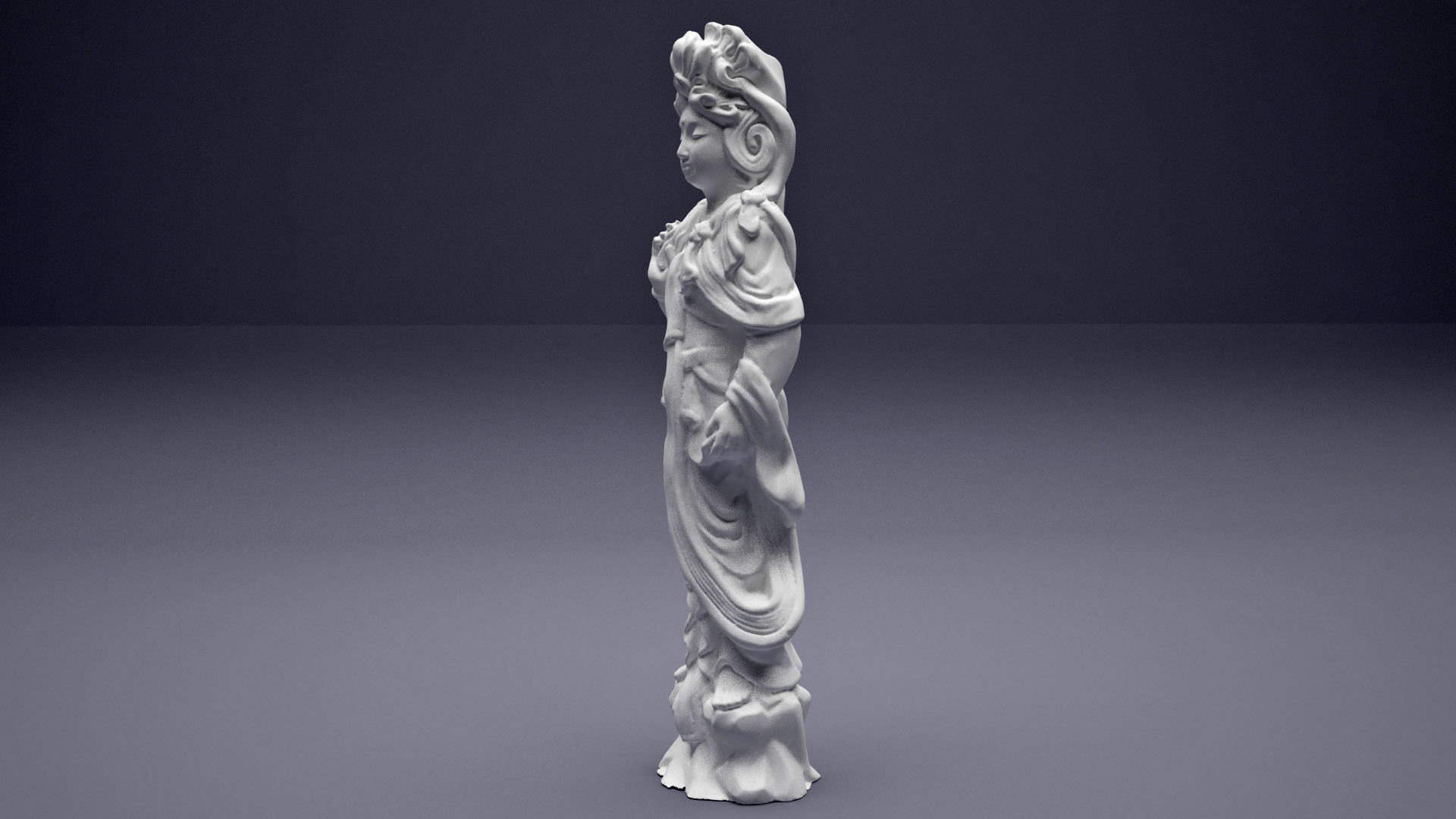 Buddhist Buddha Statue 3D print model_2