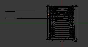 Stove wood 3D model_3